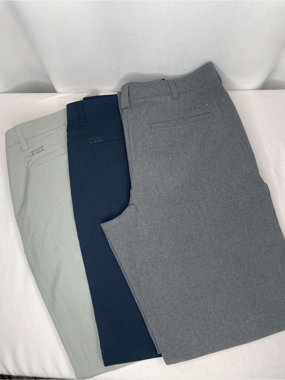Cutter & Buck Golf Pants Bundle 3 Pair Men’s 34x32 Gray Navy Performance Stretch